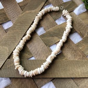 Vintage VSCO choker Puka Shell Necklace 15” 48 g